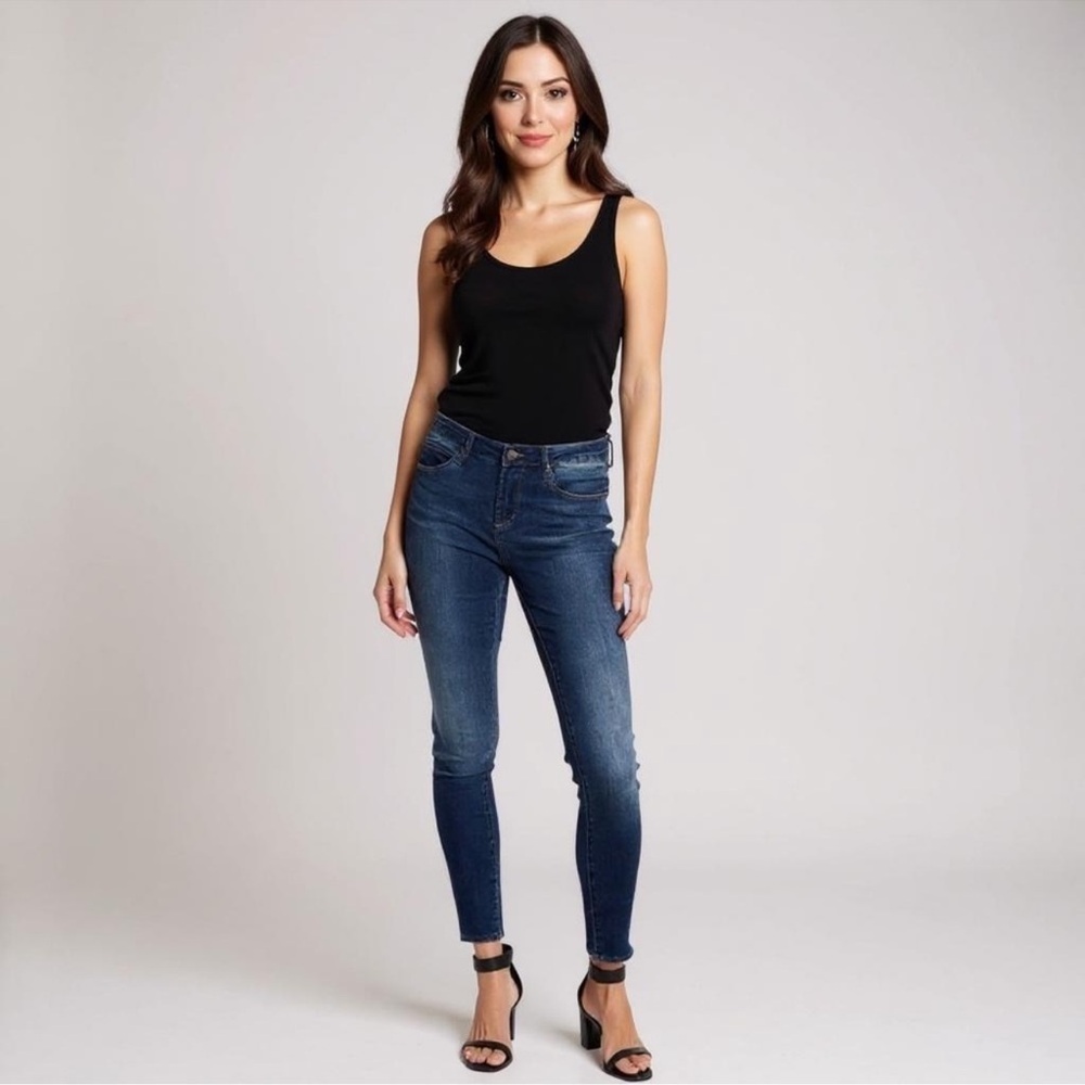 Tahari high rise skinny jeans 8